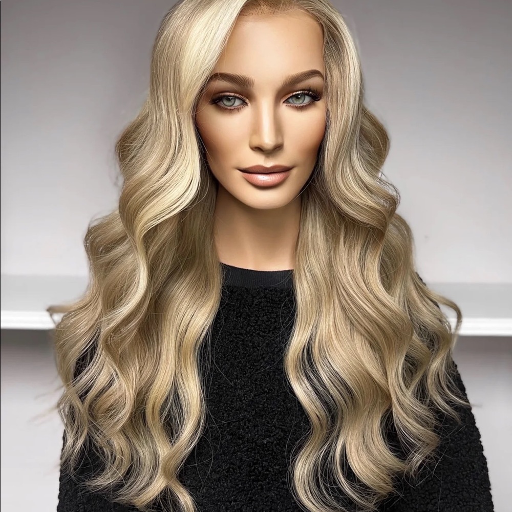 Sai Stylez NEW WITH TAGS LACE UNCUT “Cream Soda” lace top human hair blonde wig